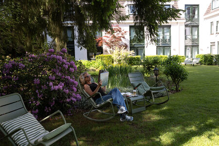Witte Berken Natuurhotel tuin